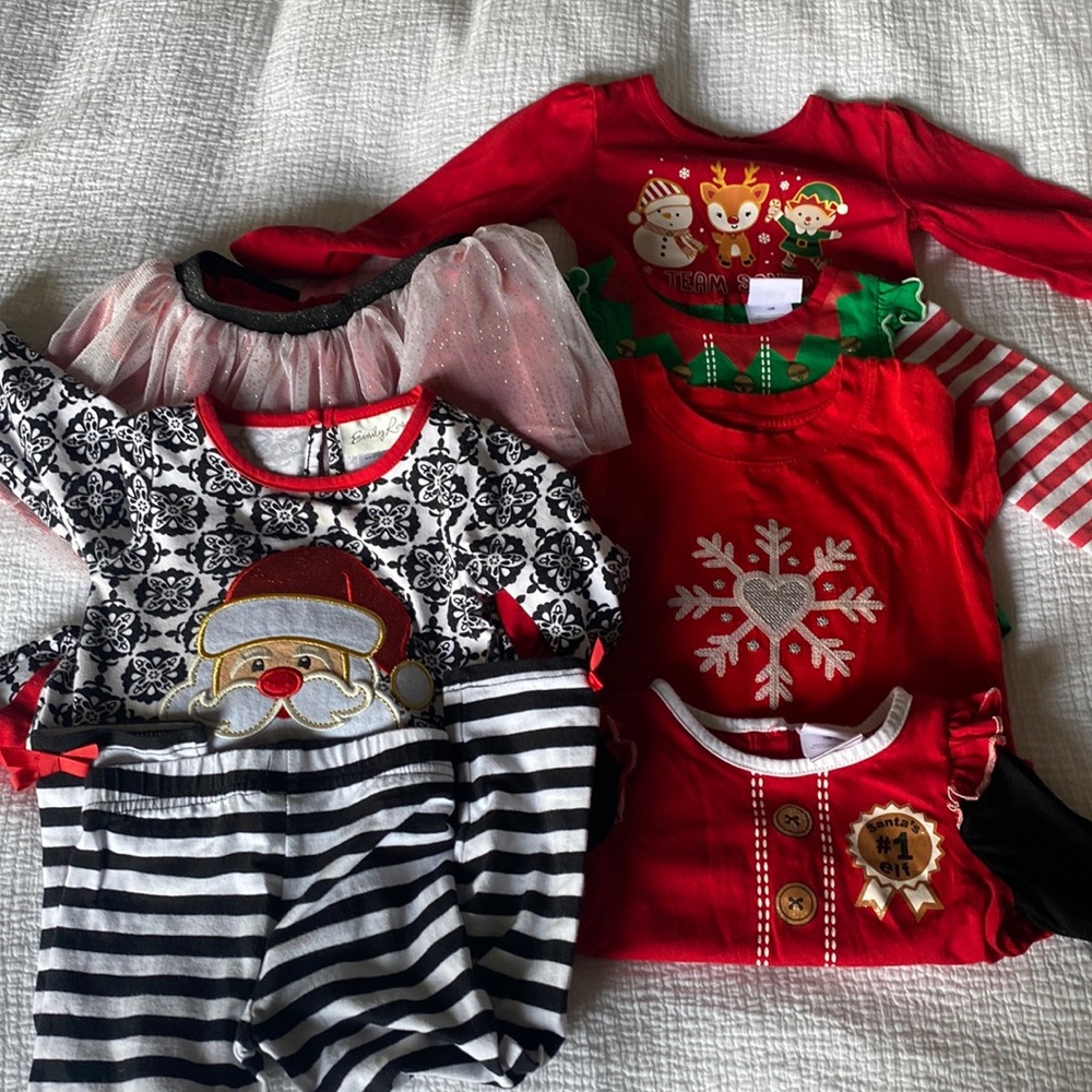 Bundle of 18 months Christmas baby clothes